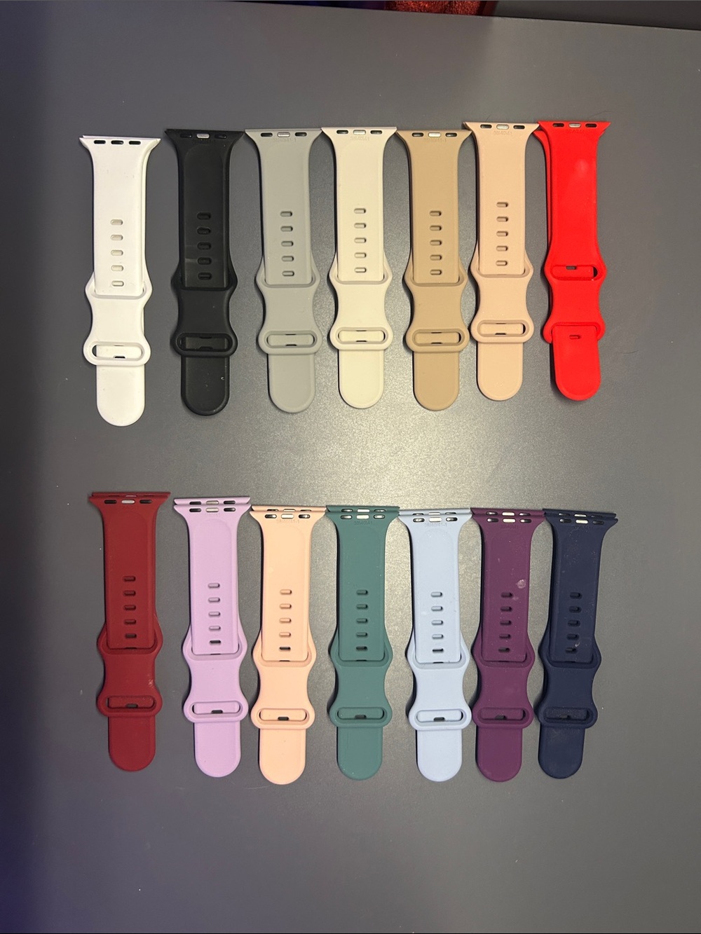 Silicone Sport Watch Bands - Multiple Colors